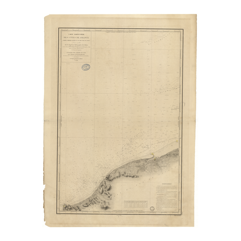 Reproduction carte marine ancienne Shom - 923 - CALAIS, GRIS NEZ (Cap) - FRANCE (Côte Nord) - Atlantique,MANCHE,NORD (M
