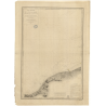 Carte marine ancienne - 923 - CALAIS, GRIS NEZ (Cap) - FRANCE (Côte Nord) - ATLANTIQUE, MANCHE, NORD (Mer) - (1840 - 1883)