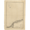 Reproduction carte marine ancienne - 923 - CALAIS, GRIS NEZ (Cap) - FRANCE (Côte Nord) - ATLANTIQUE, MANCHE, NORD (Mer) - (1840