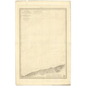Carte marine ancienne - 924 - GRAVELINES, CALAIS - FRANCE (Côte Nord) - ATLANTIQUE, MANCHE, NORD (Mer) - (1840 - 1882)