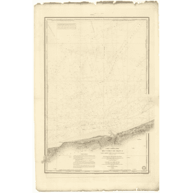 Reproduction carte marine ancienne - 925 - ZUYDCOOTE, GRAVELINES - FRANCE (Côte Nord) - ATLANTIQUE, MANCHE, NORD (Mer) - (1840 -