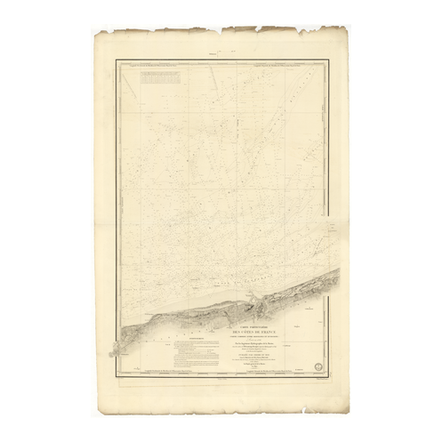 Carte marine ancienne - 925 - ZUYDCOOTE, GRAVELINES - FRANCE (Côte Nord) - ATLANTIQUE, MANCHE, NORD (Mer) - (1840 - 1883)