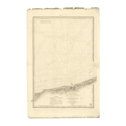 Reproduction carte marine ancienne - 925 - ZUYDCOOTE, GRAVELINES - FRANCE (Côte Nord) - ATLANTIQUE, MANCHE, NORD (Mer) - (1840 - Reproduction carte marine ancienne - 925 - ZUYDCOOTE, GRAVELINES - FRANCE (Côte Nord) - ATLANTIQUE, MANCHE, NORD (Mer) - (1840 -