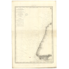 Reproduction carte marine ancienne Shom - 930 - ETRETAT, LE HAVRE - FRANCE (Côte Nord) - Atlantique,MANCHE - (1841 - 18