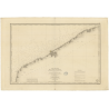 Reproduction carte marine ancienne - 931 - CONTEVILLE, ANTIFER (Cap), CQNTEVILLE - FRANCE (Côte Nord) - ATLANTIQUE, MANCHE - (18