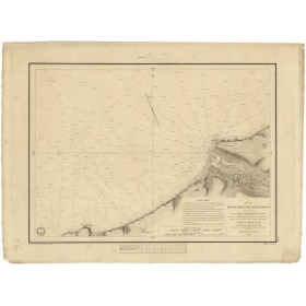 Reproduction carte marine ancienne Shom - 932 - FECAMP (Abords) - FRANCE (Côte Nord) - Atlantique,MANCHE - (1841 - 1991