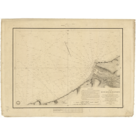 Reproduction carte marine ancienne - 932 - FECAMP (Abords) - FRANCE (Côte Nord) - ATLANTIQUE, MANCHE - (1841 - 1991)