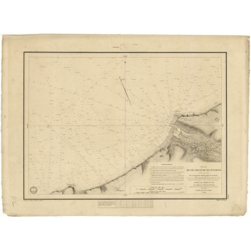 Reproduction carte marine ancienne - 932 - FECAMP (Abords) - FRANCE (Côte Nord) - ATLANTIQUE, MANCHE - (1841 - 1991) Reproduction carte marine ancienne - 932 - FECAMP (Abords) - FRANCE (Côte Nord) - ATLANTIQUE, MANCHE - (1841 - 1991)