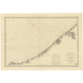 Reproduction carte marine ancienne Shom - 934 - TREPORT, AILLY (Pointe) - FRANCE (Côte Nord) - Atlantique,MANCHE - (184