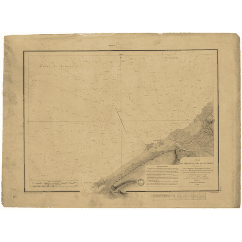 Reproduction carte marine ancienne - 936 - TREPORT (Abords) - FRANCE (Côte Nord) - ATLANTIQUE, MANCHE - (1841 - 1880) Reproduction carte marine ancienne - 936 - TREPORT (Abords) - FRANCE (Côte Nord) - ATLANTIQUE, MANCHE - (1841 - 1880)
