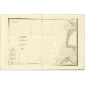 Reproduction carte marine ancienne Shom - 938 - SOMME (Embouchure), AUTHIE (Embouchure) - FRANCE (Côte Nord) - ATLANTIQ