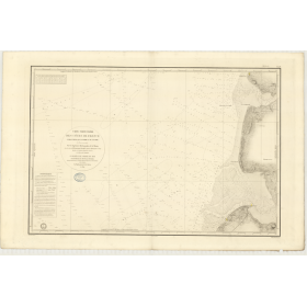 Reproduction carte marine ancienne - 938 - SOMME (Embouchure), AUTHIE (Embouchure) - FRANCE (Côte Nord) - ATLANTIQUE, MANCHE - (