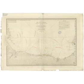 Carte marine ancienne - 944 - SEINE (Baie), HEVE (Cap), BARFLEUR (Pointe) - FRANCE (Côte Nord) - ATLANTIQUE, MANCHE - (1841 - 19