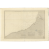 Reproduction carte marine ancienne - 946 - SAINT QUENTIN (Pointe), FECAMP - FRANCE (Côte Nord) - ATLANTIQUE, MANCHE - (1841 - 19