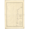 Reproduction carte marine ancienne - 947 - CALAIS, SAINT QUENTIN (Pointe) - FRANCE (Côte Nord) - ATLANTIQUE, MANCHE - (1841 - ?)