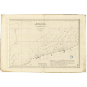 Reproduction carte marine ancienne - 948 - PAS DE CALAIS, ZUYDCOOTE, GRIS NEZ (Cap) - FRANCE (Côte Nord) - ATLANTIQUE, MANCHE -