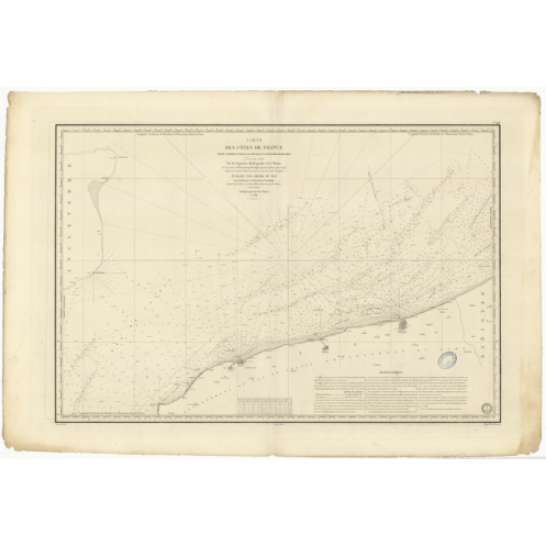 Carte marine ancienne - 948 - PAS DE CALAIS, ZUYDCOOTE, GRIS NEZ (Cap) - FRANCE (Côte Nord) - ATLANTIQUE, MANCHE - (1841 - ?)