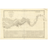 Reproduction carte marine ancienne - 949 - SEINE (Cours), LE TRAIT, HONFLEUR - FRANCE (Côte Nord) - ATLANTIQUE, MANCHE - (1841 -