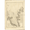 Carte marine ancienne - 951 - MORLAIX (Rade), MORLAIX (Passes) - FRANCE (Côte Nord) - ATLANTIQUE, MANCHE - (1842 - ?)