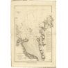 Reproduction carte marine ancienne - 951 - MORLAIX (Rade), MORLAIX (Passes) - FRANCE (Côte Nord) - ATLANTIQUE, MANCHE - (1842 -