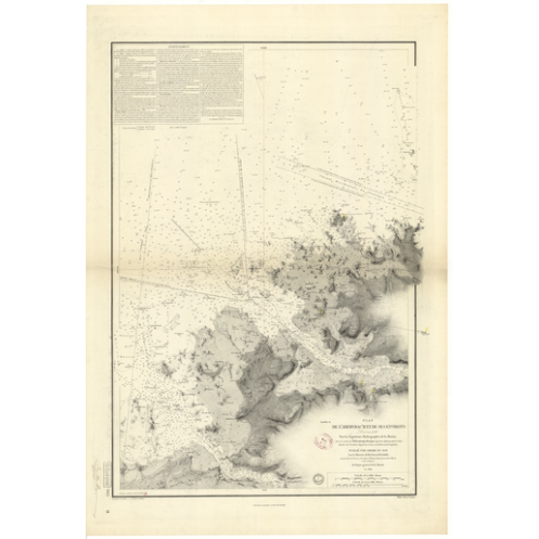 Reproduction carte marine ancienne - 965 - ABERWRAC'H (Abords), ABERVRAC'H - FRANCE (Côte Nord) - ATLANTIQUE, MANCHE - (1842 - ? Reproduction carte marine ancienne - 965 - ABERWRAC'H (Abords), ABERVRAC'H - FRANCE (Côte Nord) - ATLANTIQUE, MANCHE - (1842 - ?
