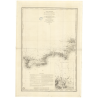 Reproduction carte marine ancienne - 966 - BATZ (île), PONTUSVAL - FRANCE (Côte Nord) - ATLANTIQUE, MANCHE - (1842 - 1989)