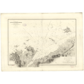 Reproduction carte marine ancienne - 972 - TREGUIER (Rivière) - FRANCE (Côte Nord) - ATLANTIQUE, MANCHE - (1843 - 1994)