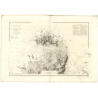 Reproduction carte marine ancienne Shom - 975 - BATZ (île - Abords) - FRANCE (Côte Nord) - Atlantique,MANCHE - (1843 -
