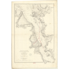 Reproduction carte marine ancienne - 2870 - RANCE (Cours), SAINT-SERVAN (Port), SAINT SERVAN, LANDRAIE (Pointe) - FRANCE (Côte N