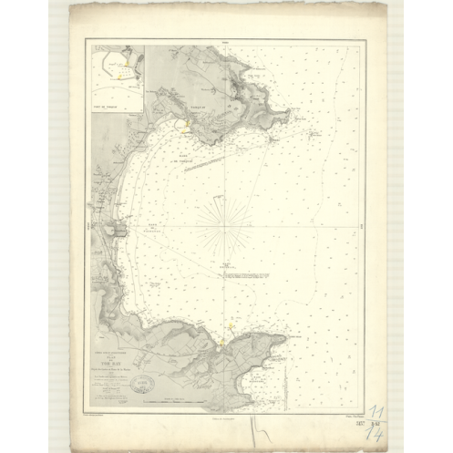 Reproduction carte marine ancienne - 3137 - TOR BAY - ANGLETERRE (Côte Sud) - ATLANTIQUE, MANCHE - (1872 - 1910) Reproduction carte marine ancienne - 3137 - TOR BAY - ANGLETERRE (Côte Sud) - ATLANTIQUE, MANCHE - (1872 - 1910)