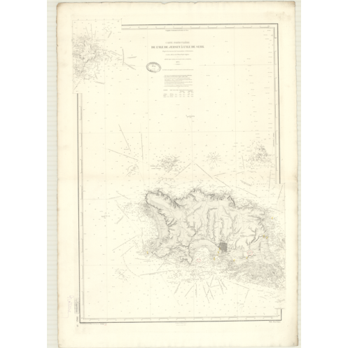 Reproduction carte marine ancienne - 3142 - JERSEY (île), SERK (île) - ATLANTIQUE, MANCHE - (1872 - ?) Reproduction carte marine ancienne - 3142 - JERSEY (île), SERK (île) - ATLANTIQUE, MANCHE - (1872 - ?)