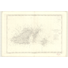 Reproduction carte marine ancienne - 3155 - GUERNESEY (île), HERM (île), SERK (île) - ATLANTIQUE, MANCHE - (1872 - ?)