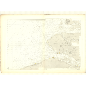 Reproduction carte marine ancienne Shom - 3315 - ESCAUT (Embouchure) - Allemagne - Atlantique,NORD (Mer) - (1874 - 1914)