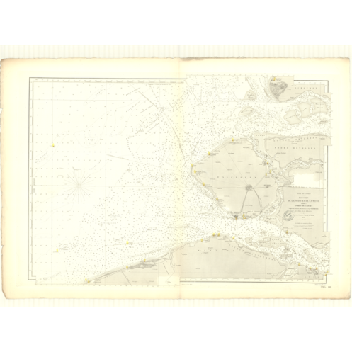 Reproduction carte marine ancienne Shom - 3315 - ESCAUT (Embouchure) - Allemagne - Atlantique,NORD (Mer) - (1874 - 1914)