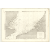 Reproduction carte marine ancienne - 3402 - PAS DE CALAIS - ANGLETERRE (Côte Sud-Est), FRANCE (Côte Nord), BELGIQUE, PAYS-BAS -