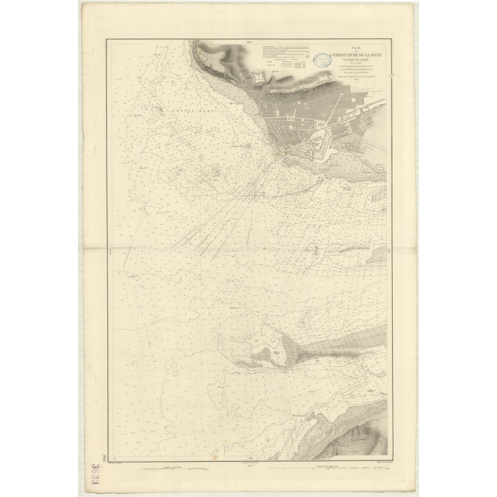 Reproduction carte marine ancienne - 3633 - SEINE (Baie), SEINE (Embouchure), HAVRE (Abords) - FRANCE (Côte Ouest) - MANCHE - (1 Reproduction carte marine ancienne - 3633 - SEINE (Baie), SEINE (Embouchure), HAVRE (Abords) - FRANCE (Côte Ouest) - MANCHE - (1