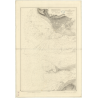 Reproduction carte marine ancienne - 3633 - SEINE (Baie), SEINE (Embouchure), HAVRE (Abords) - FRANCE (Côte Ouest) - MANCHE - (1