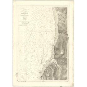 Reproduction carte marine ancienne - 3648 - BOULOGNE (Port) - FRANCE (Côte Nord) - MANCHE - (1879 - ?)