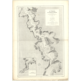 Reproduction carte marine ancienne - 4233 - RANCE (Cours), SAINT SERVAN, CHATELIER - FRANCE (Côte Nord) - ATLANTIQUE, MANCHE - (