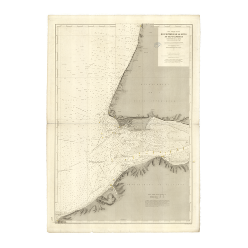 Reproduction carte marine ancienne - 4937 - SEINE (Embouchure), DIVES, ANTIFER (Cap) - FRANCE (Côte Nord) - ATLANTIQUE, MANCHE - Reproduction carte marine ancienne - 4937 - SEINE (Embouchure), DIVES, ANTIFER (Cap) - FRANCE (Côte Nord) - ATLANTIQUE, MANCHE -