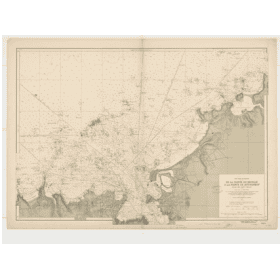 Reproduction carte marine ancienne - 5645 - SAINT-MALO (Rade), DECOLLE (Pointe), ROTHENEUF (Pointe) - FRANCE (Côte Nord) - ATLAN