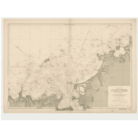 Carte marine ancienne - 5645 - SAINT-MALO (Rade), DECOLLE (Pointe), ROTHENEUF (Pointe) - FRANCE (Côte Nord) - ATLANTIQUE, MANCHE