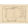Reproduction carte marine ancienne - 345 - ATLANTIQUE, MEXIQUE (Golfe) - (1800 - 1837)