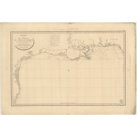 Carte marine ancienne - 346 - SAINT, BLAS (Cap), LAGUNA MADRE - ATLANTIQUE, MEXIQUE (Golfe) - (1826 - 1837)