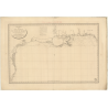 Reproduction carte marine ancienne - 346 - SAINT, BLAS (Cap), LAGUNA MADRE - ATLANTIQUE, MEXIQUE (Golfe) - (1826 - 1837)