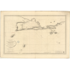 Carte marine ancienne - 355 - TORTUGA (île), TRINIDAD (île) - VENEZUELA - ATLANTIQUE, ANTILLES (Mer), AMERIQUE DU SUD (Côte Nord