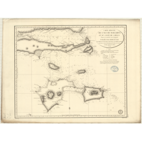 Reproduction carte marine ancienne - 356 - MARGARITA (île), CARIACO (Golfe) - VENEZUELA - ATLANTIQUE, ANTILLES (Mer), AMERIQUE D
