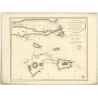 Carte marine ancienne - 356 - MARGARITA (île), CARIACO (Golfe) - VENEZUELA - ATLANTIQUE, ANTILLES (Mer), AMERIQUE DU SUD (Côte N