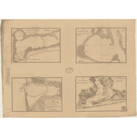 Reproduction carte marine ancienne - 358 - SAN BERNARDO (Baie), MATAGORDA (Baie) - ATLANTIQUE, MEXIQUE (Golfe) - (1830 - ?)
