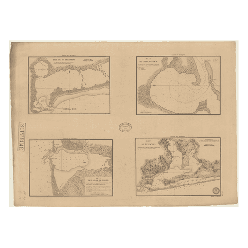 Reproduction carte marine ancienne - 358 - SAN BERNARDO (Baie), MATAGORDA (Baie) - ATLANTIQUE, MEXIQUE (Golfe) - (1830 - ?) Reproduction carte marine ancienne - 358 - SAN BERNARDO (Baie), MATAGORDA (Baie) - ATLANTIQUE, MEXIQUE (Golfe) - (1830 - ?)